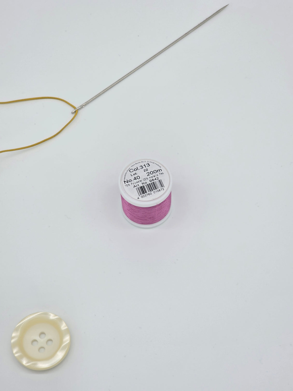 Madeira Metallized Embroidery Thread col. 313