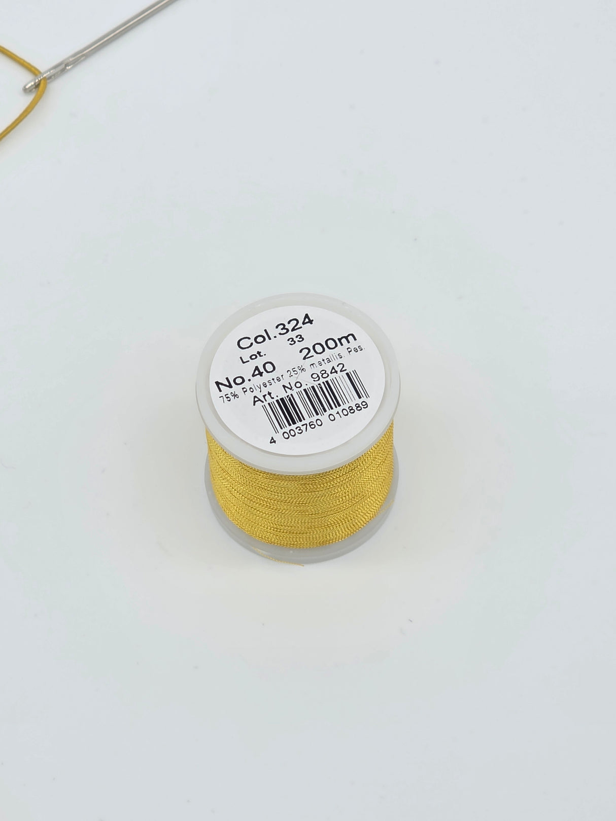 Madeira Metallized Embroidery Thread col. 324
