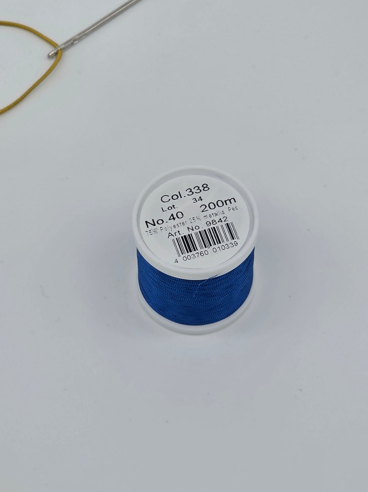 Madeira Metallized Embroidery Thread col. 338
