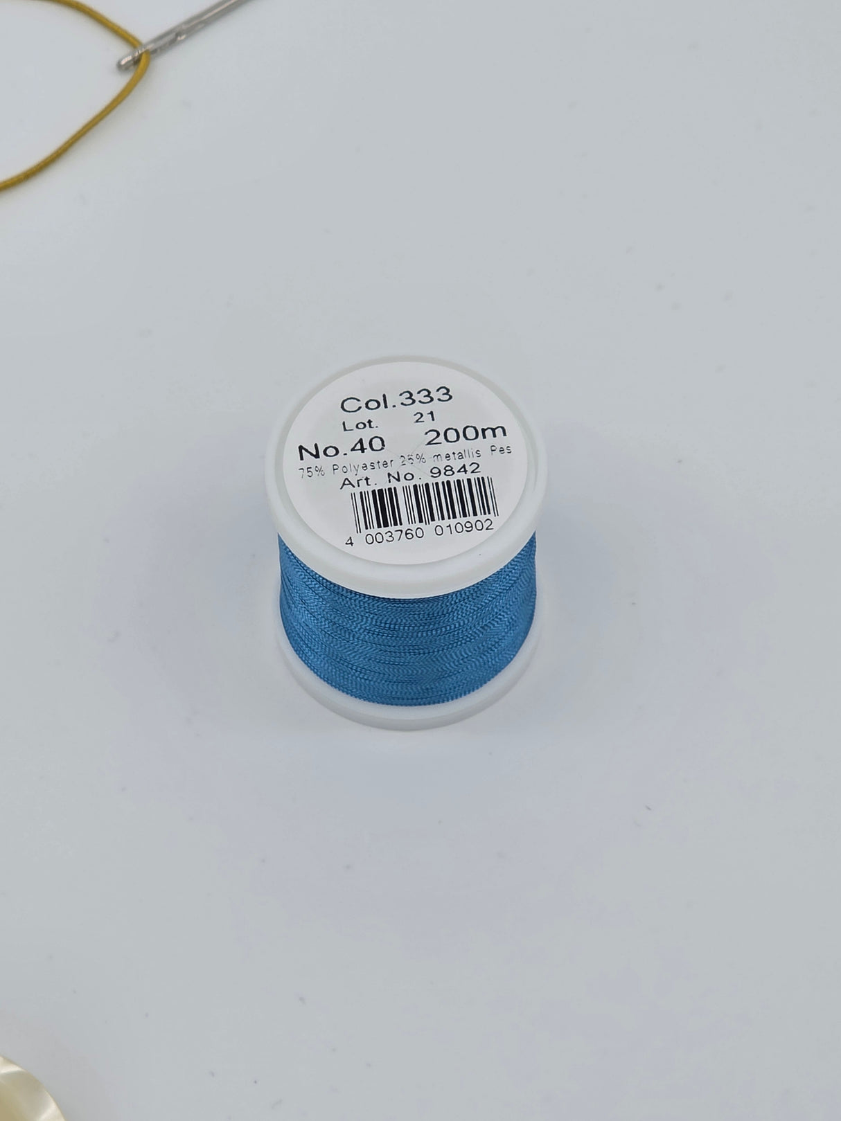 Madeira Metallized Embroidery Thread col. 333