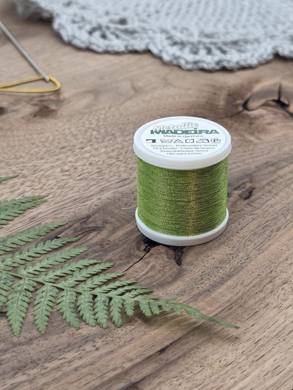 Madeira Metallized Embroidery Thread col. 352