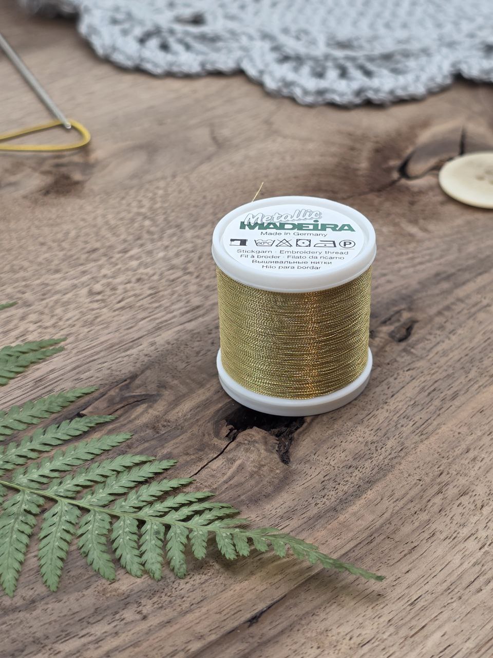 Madeira Metallized Embroidery Thread col. 304