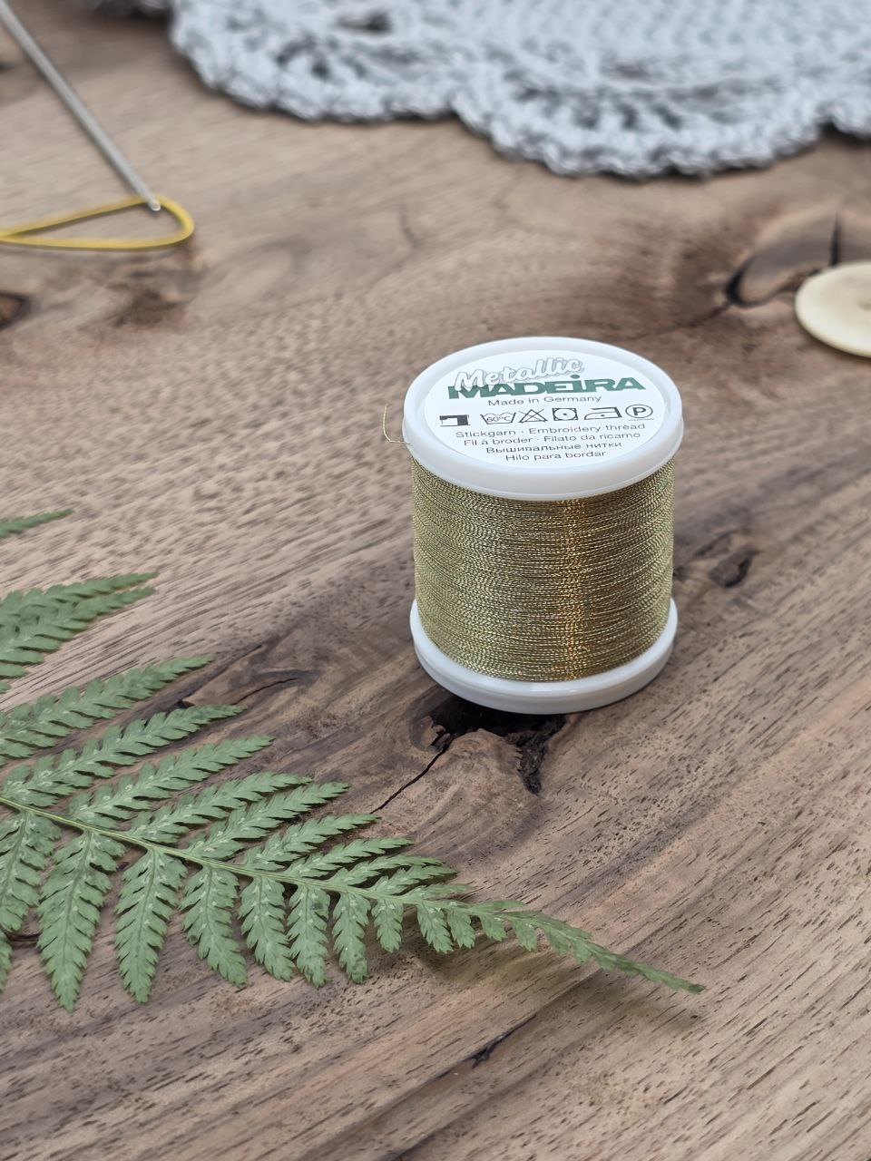 Madeira Metallized Embroidery Thread col. 306