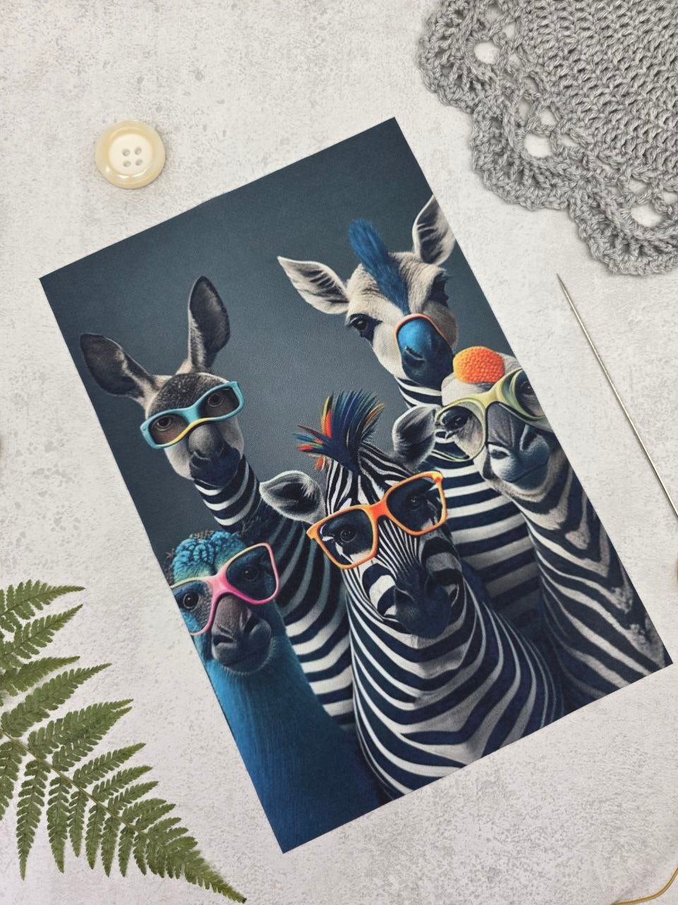 Sew-on Applique Zebras