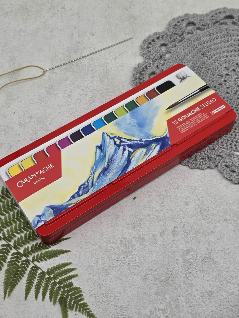 Caran d’Ache — Gouache Studio Set (15 Colors)
