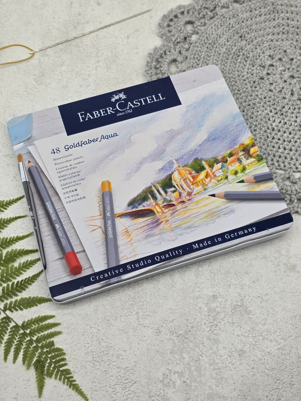 Faber-Castell — Goldfaber Aqua Watercolor Pencils Set (48 Colors)