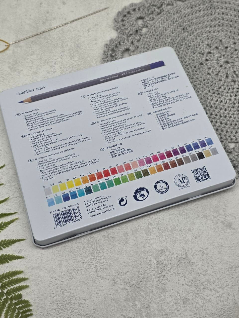 Faber-Castell — Goldfaber Aqua Watercolor Pencils Set (48 Colors)