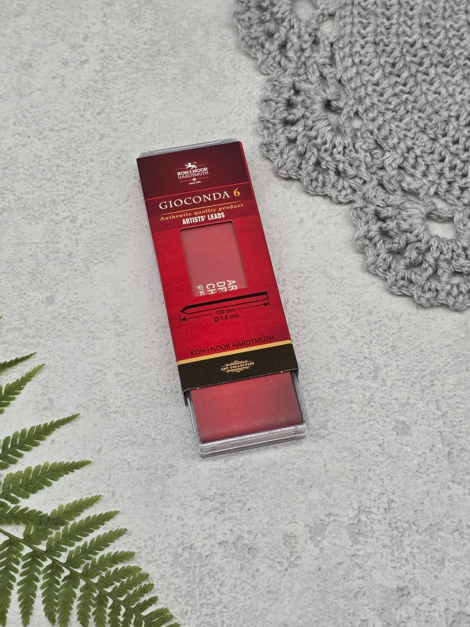 Koh-I-Noor Gioconda Artist’s Leads – Red Chalk Set 6 pcs