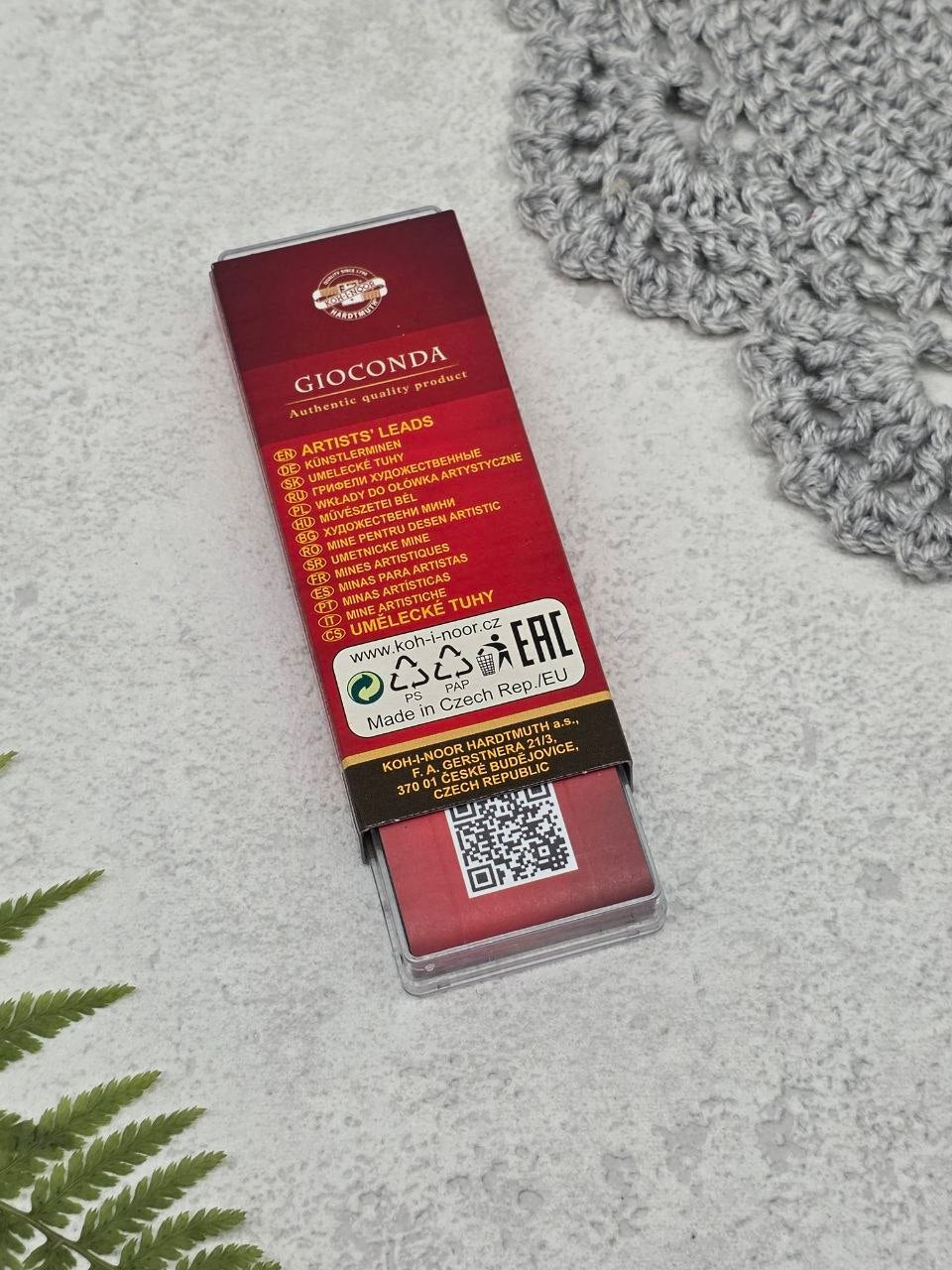 Koh-I-Noor Gioconda Artist’s Leads – Red Chalk Set 6 pcs