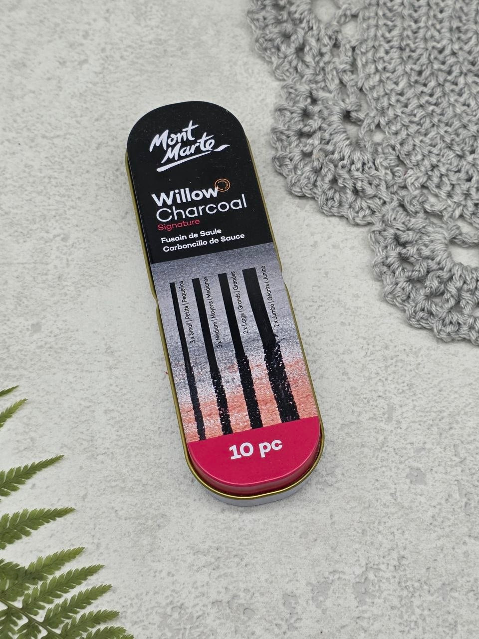 Mont Marte Willow Charcoal Signature – 10 pcs