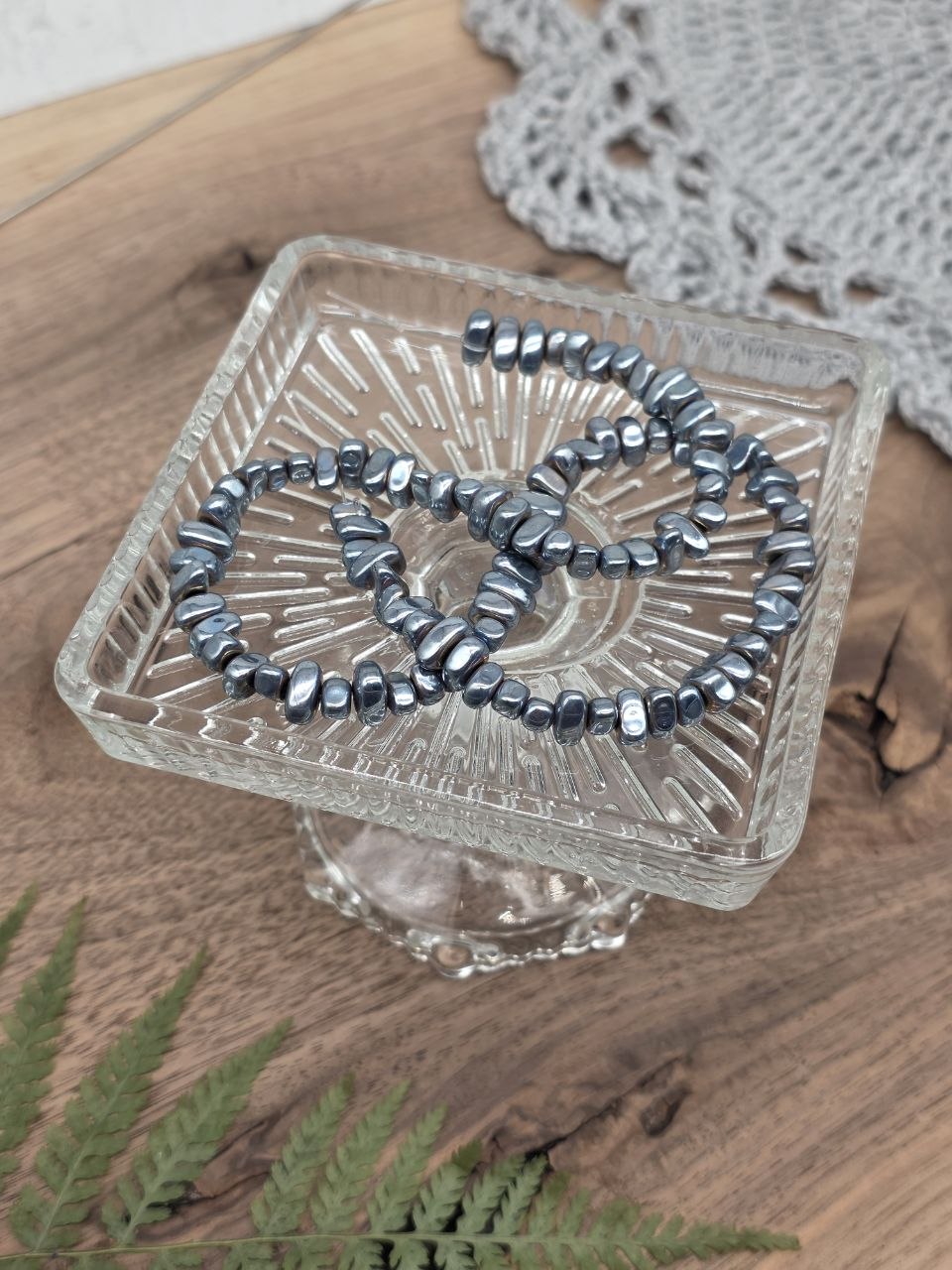 Natural Hematite Irregular Nugget Beads 10 mm - Moonsteel
