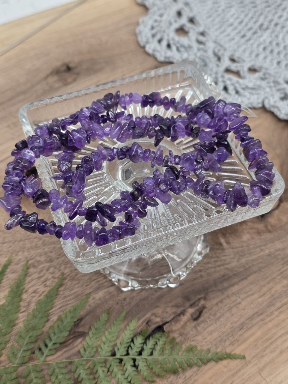 Natural Amethyst Chip Beads – Twilight Amethyst