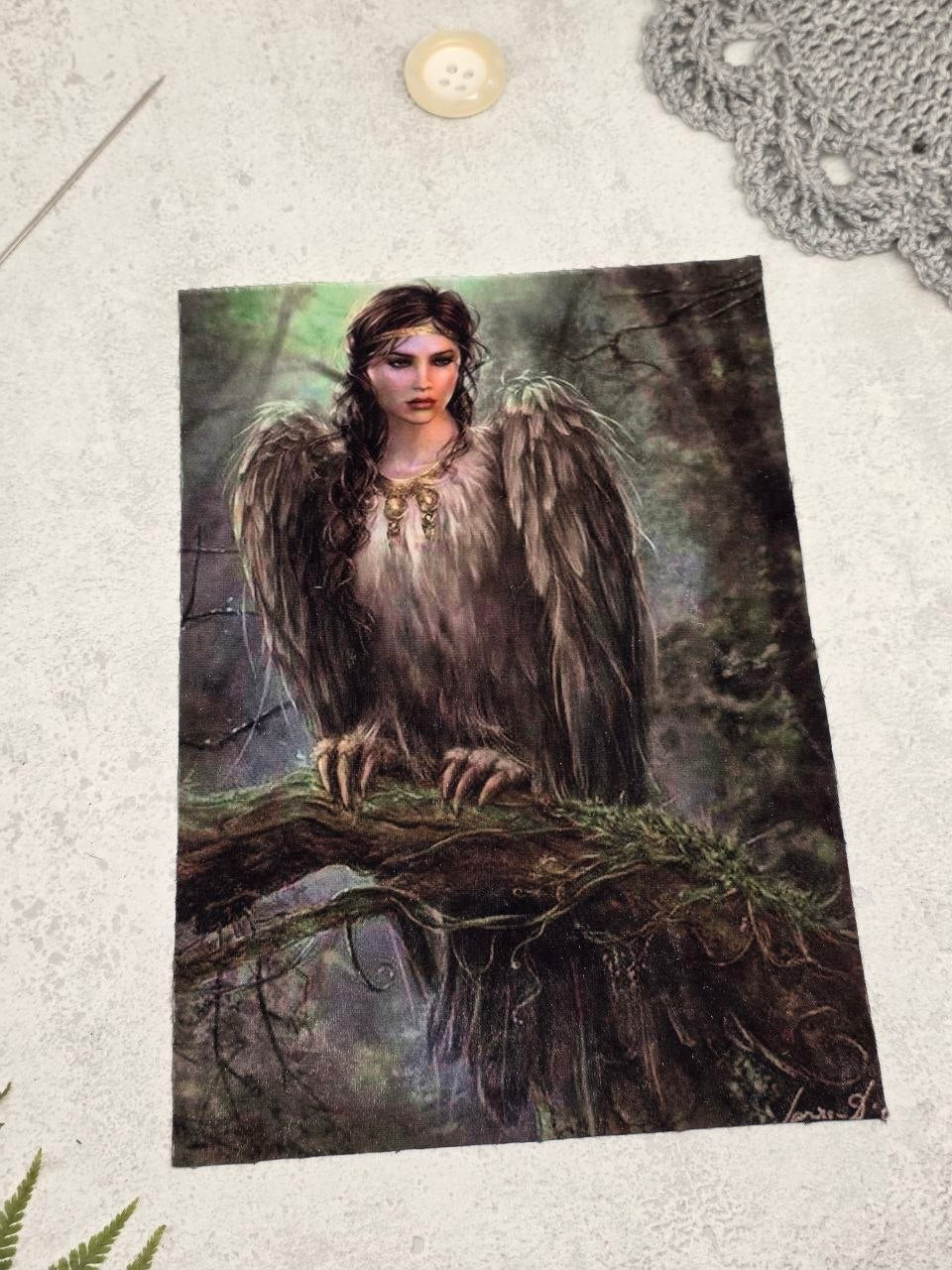 Velvet Fantasy Guardian Appliqué Patch 26.5 × 17.5 cm