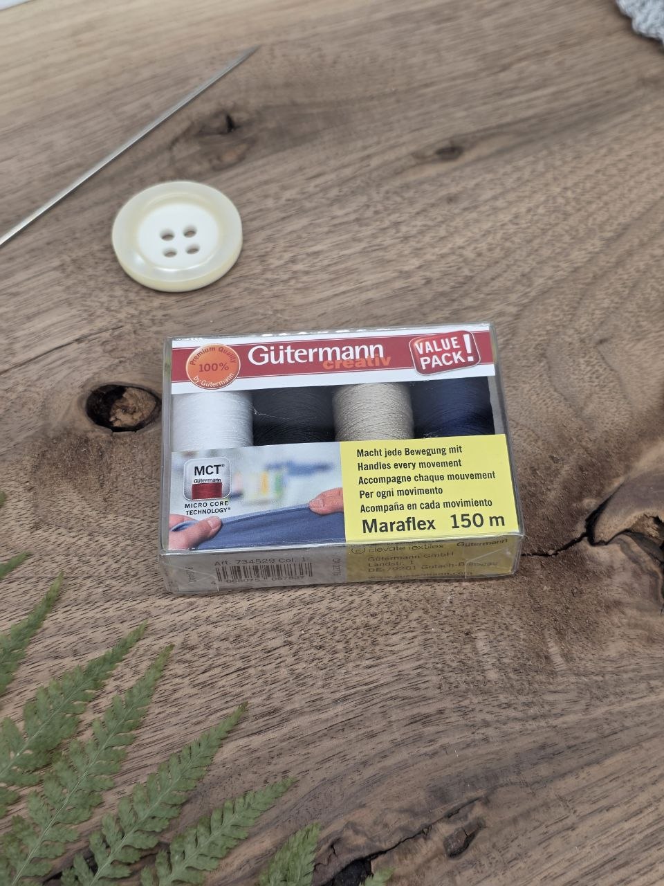 Gütermann Maraflex Elastic Sewing Thread Set – 4 × 150 m