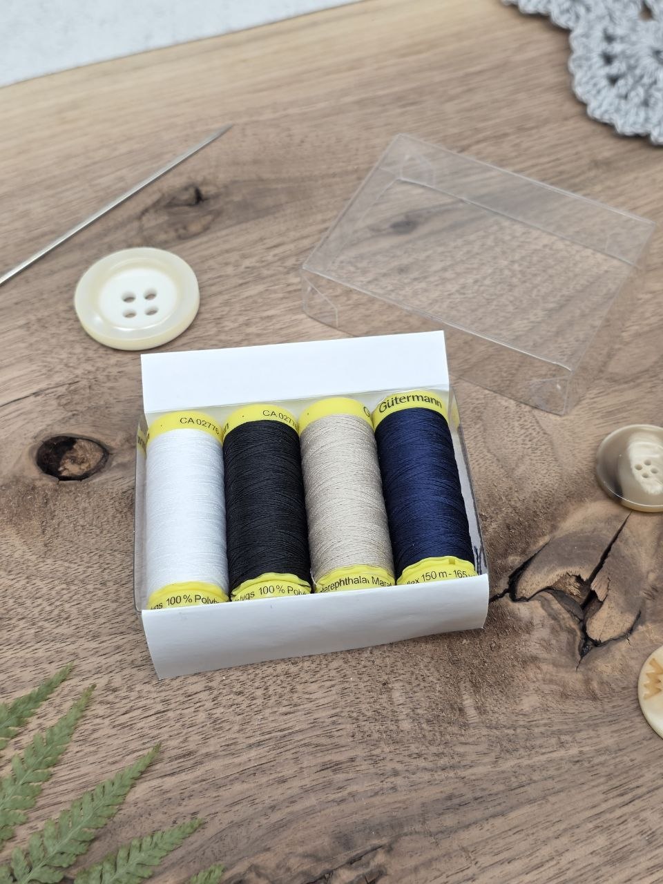 Gütermann Maraflex Elastic Sewing Thread Set – 4 × 150 m