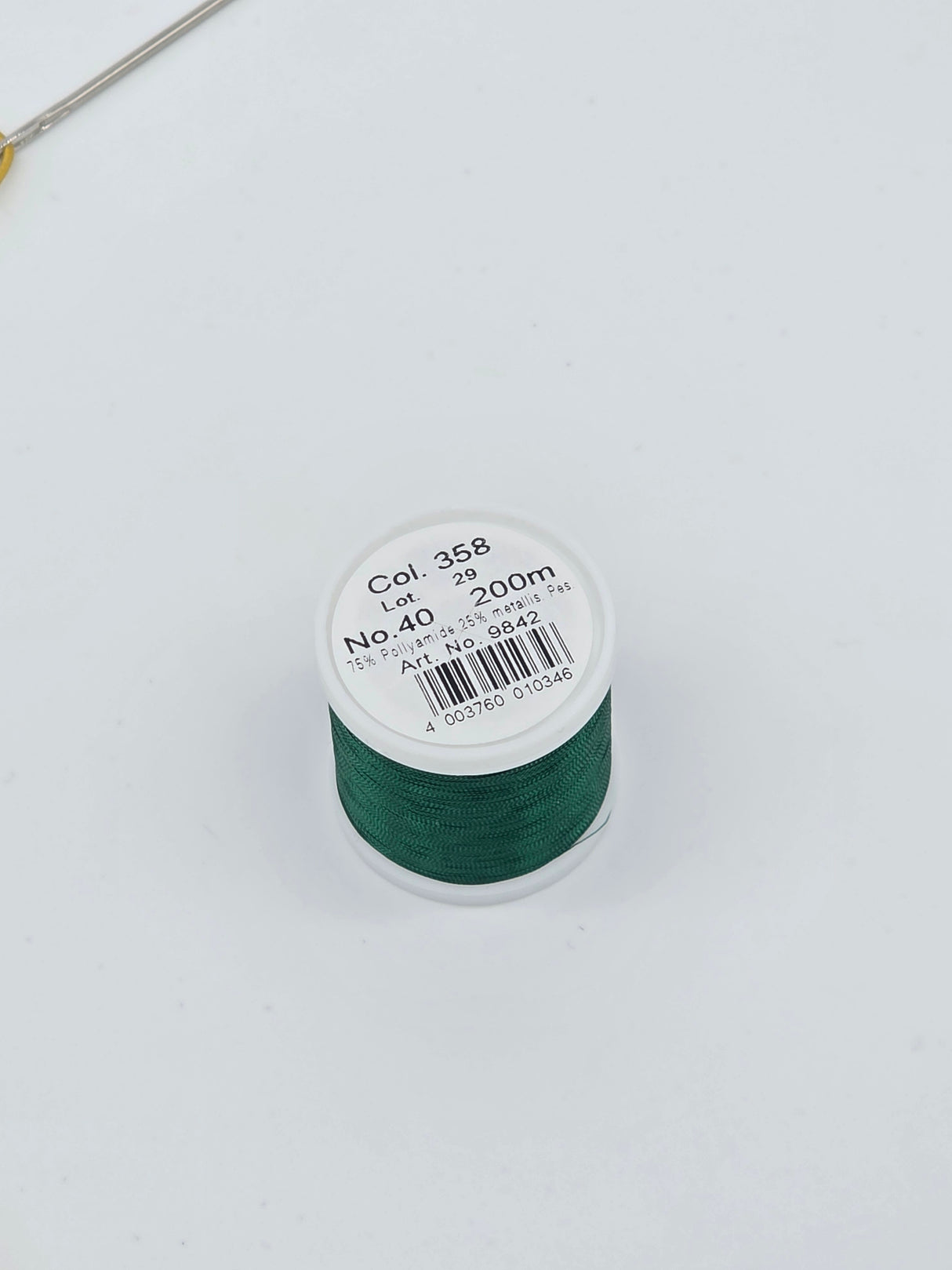 Madeira Metallized Embroidery Thread col. 358