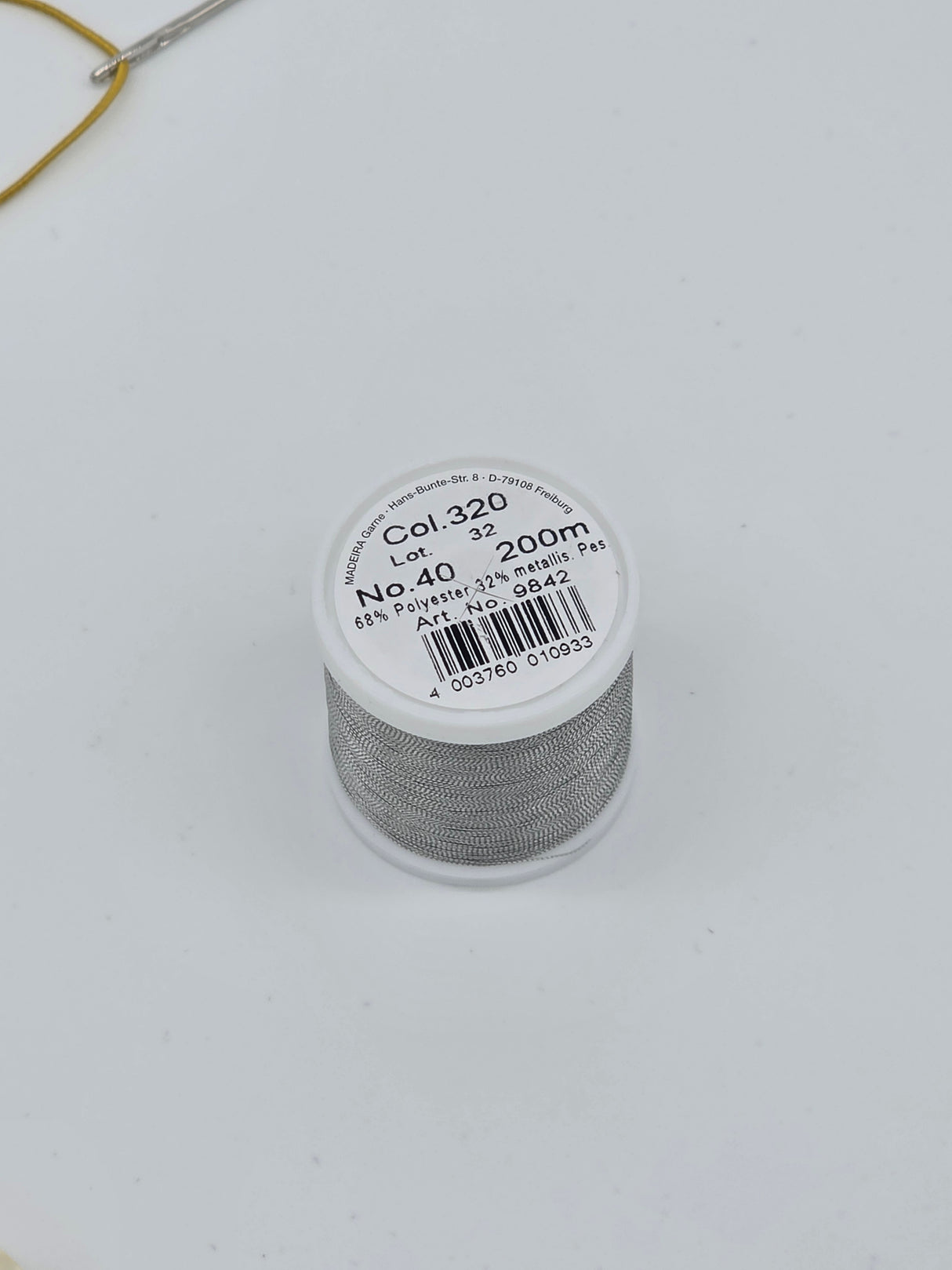 Madeira Metallized Embroidery Thread col. 320