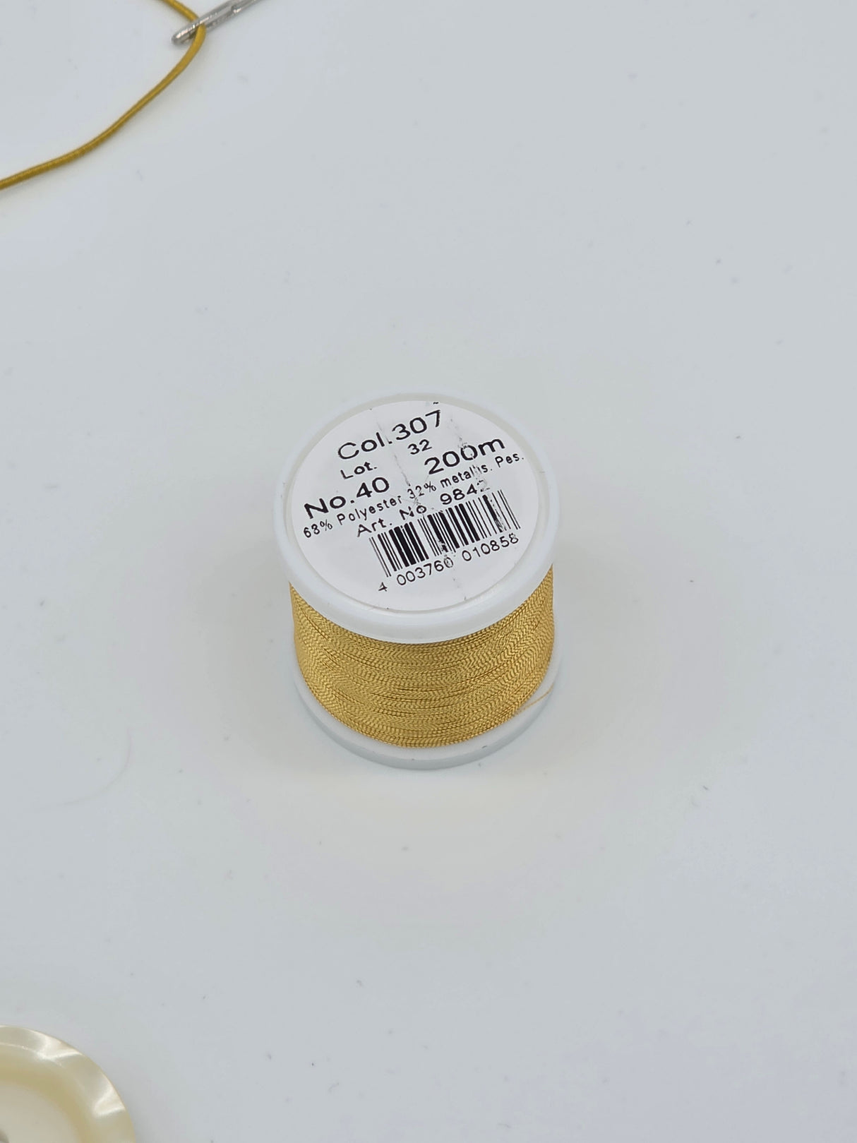 Madeira Metallized Embroidery Thread col. 307