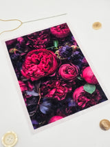 Velvet Sew-on Applique Peonies