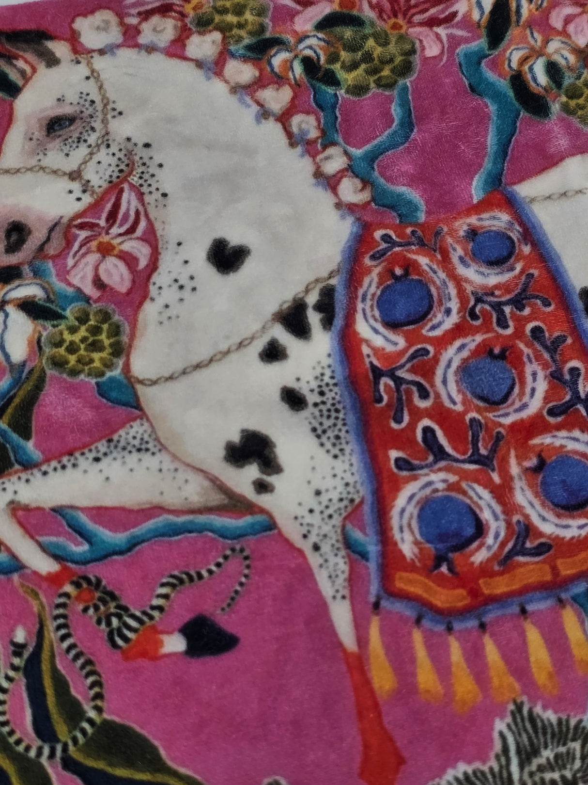 Velvet Sew-on Applique Horse