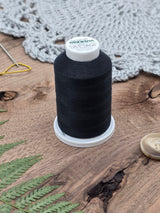 Madeira Aerolock Overlock Thread col. Black
