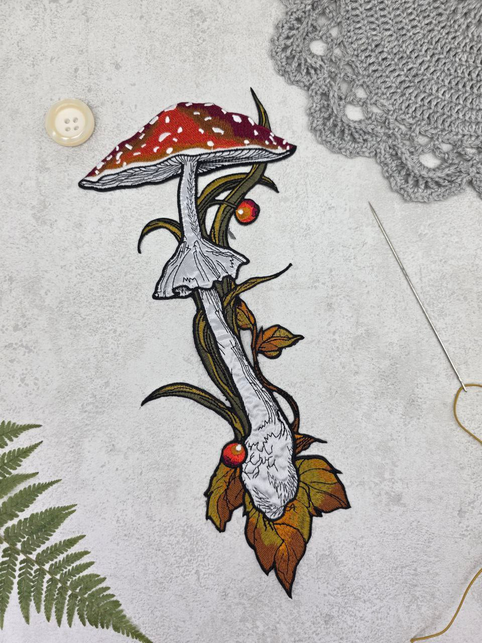 Sew-on Applique Fly Agaric