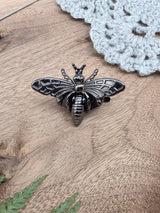 Metal Bee Clasp (black)