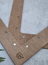 Wooden Magnetic Embroidery Frame 19 × 19 cm – Square Hoop