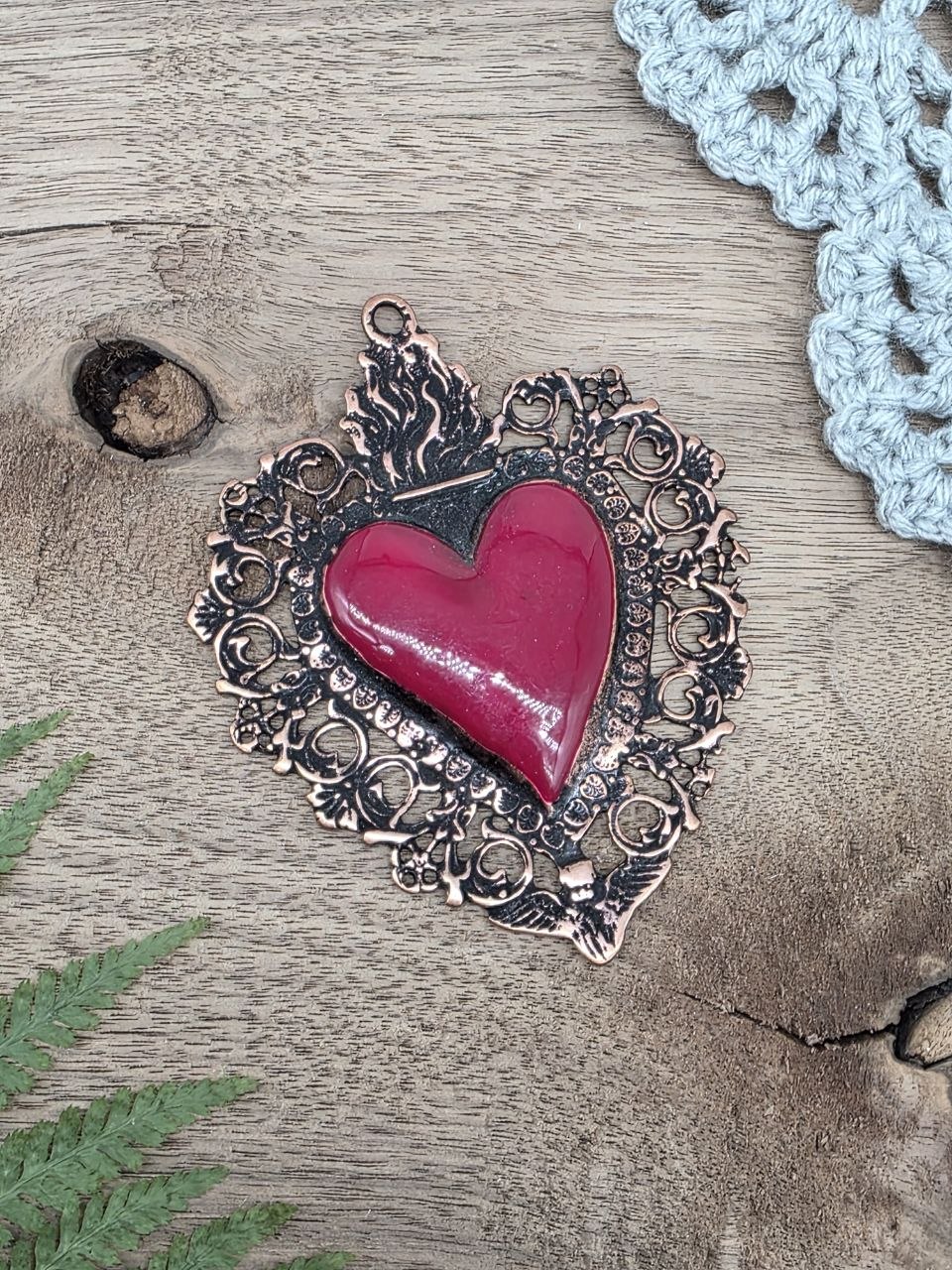 Decorative Heart Pendant