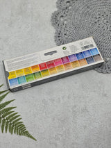 Winsor & Newton — Professional Water Colour Complete Travel Tin Set (24 Half Pans)