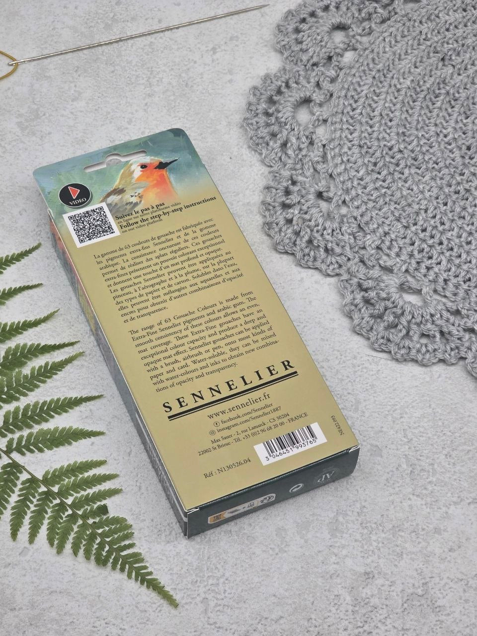 Sennelier — La Gouache Extra-Fine Set “European Robin” (6 Tubes)