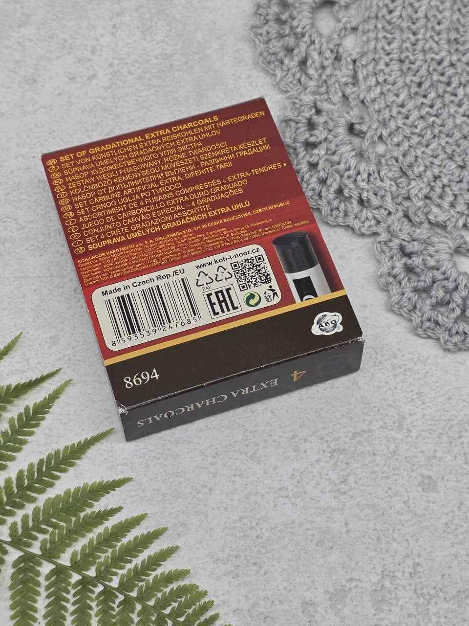 Koh-I-Noor Gioconda Extra Charcoals Set – 4 pcs