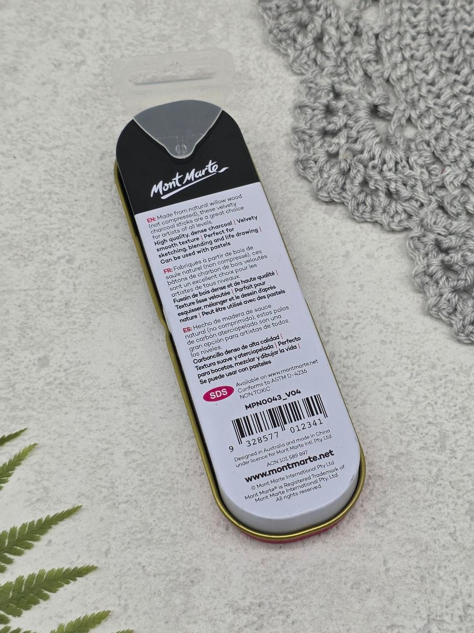 Mont Marte Willow Charcoal Signature – 10 pcs