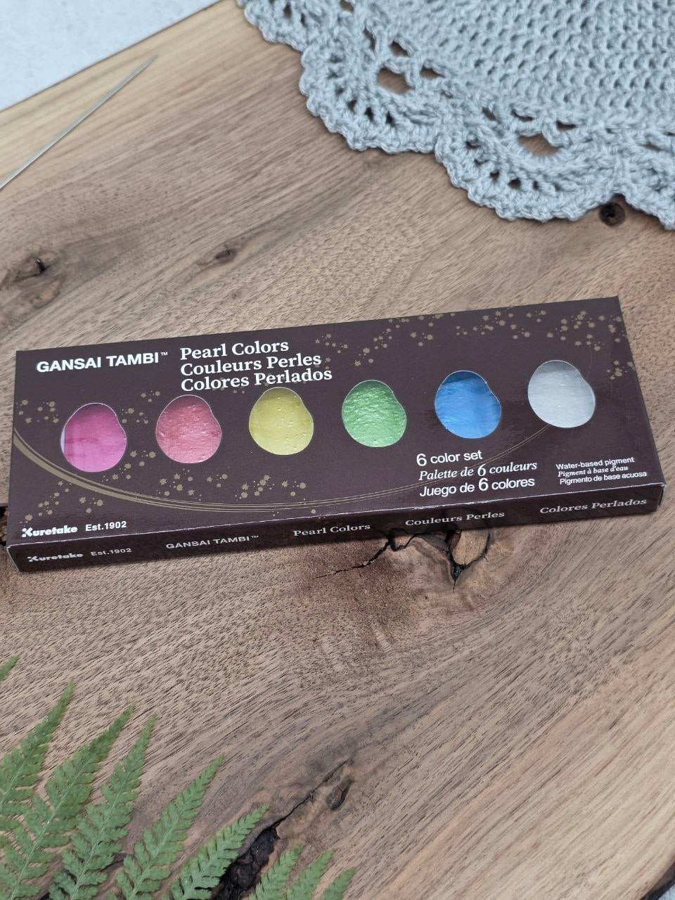 Gansai Tambi Pearl Colors Set – 6 Pearl Watercolors