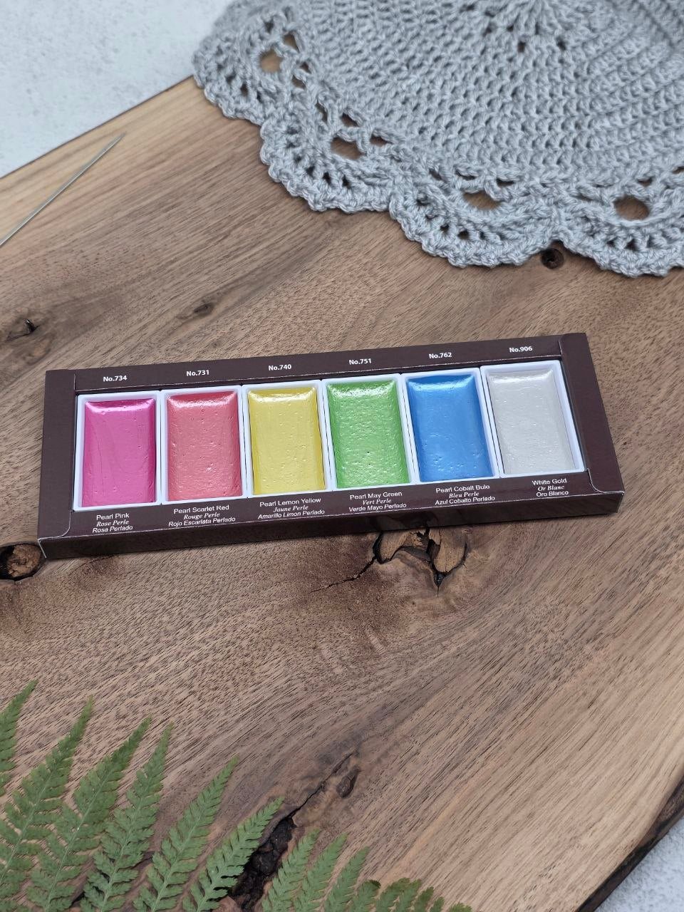 Gansai Tambi Pearl Colors Set – 6 Pearl Watercolors