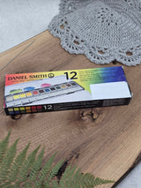 Daniel Smith Extra Fine Watercolors — 12 Half Pan Set in Metal Box
