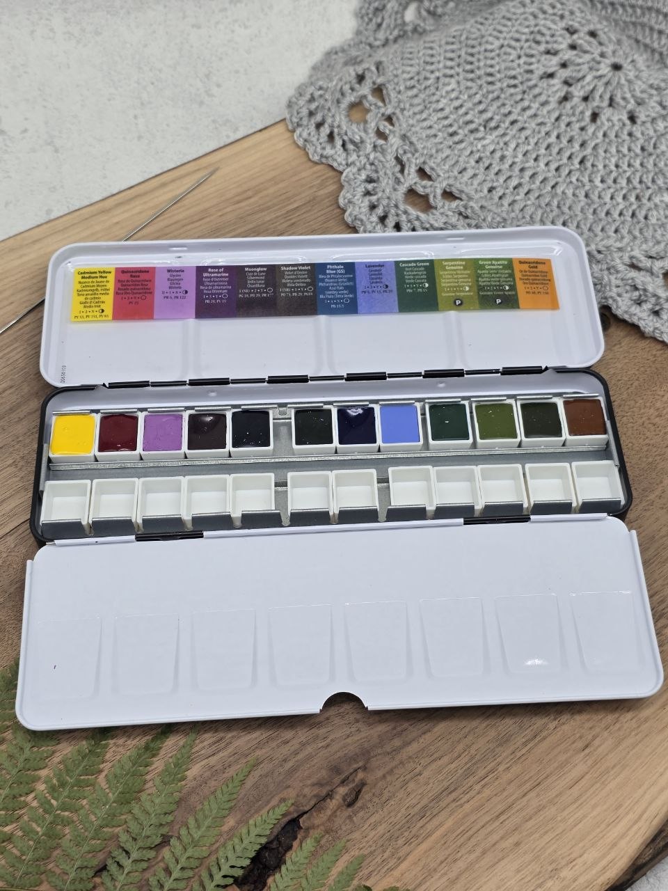 Daniel Smith Extra Fine Watercolors — Colors of Inspiration Set, 12 Half Pans