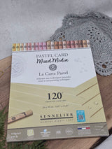 Sennelier Pastel Card Mixed Media Pad – 24 × 30 cm, 12 Sheets