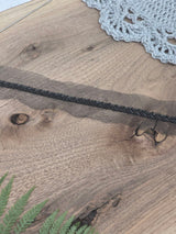 Black Beaded & Bugle Bead Trim – Sold by the Metre
