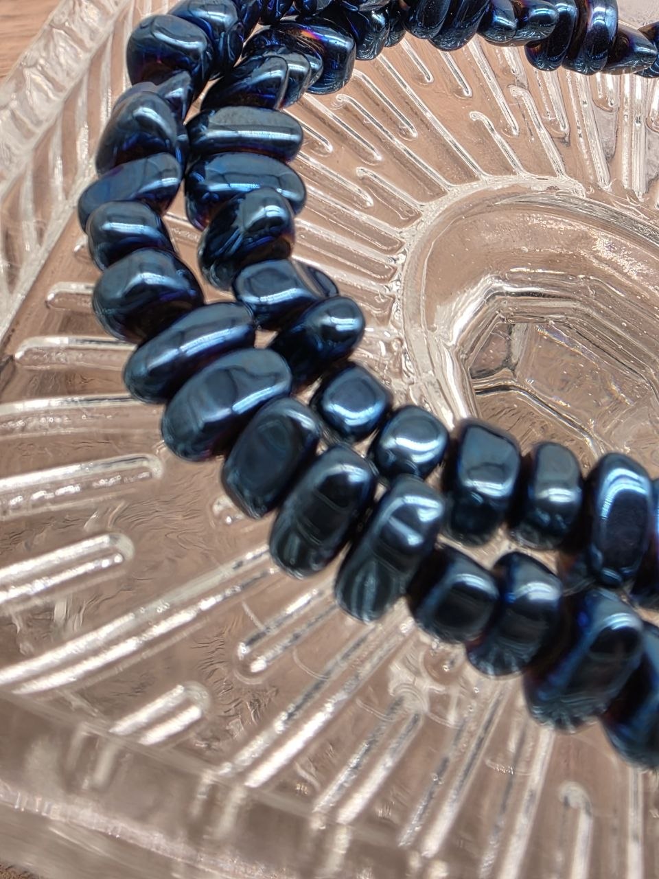 Natural Hematite Irregular Nugget Beads 10 mm - Abyss