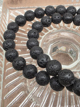 Natural Lava Beads – Volcanic Core