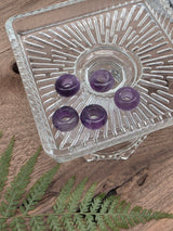 Natural Amethyst Donut Beads – Twilight Amethyst