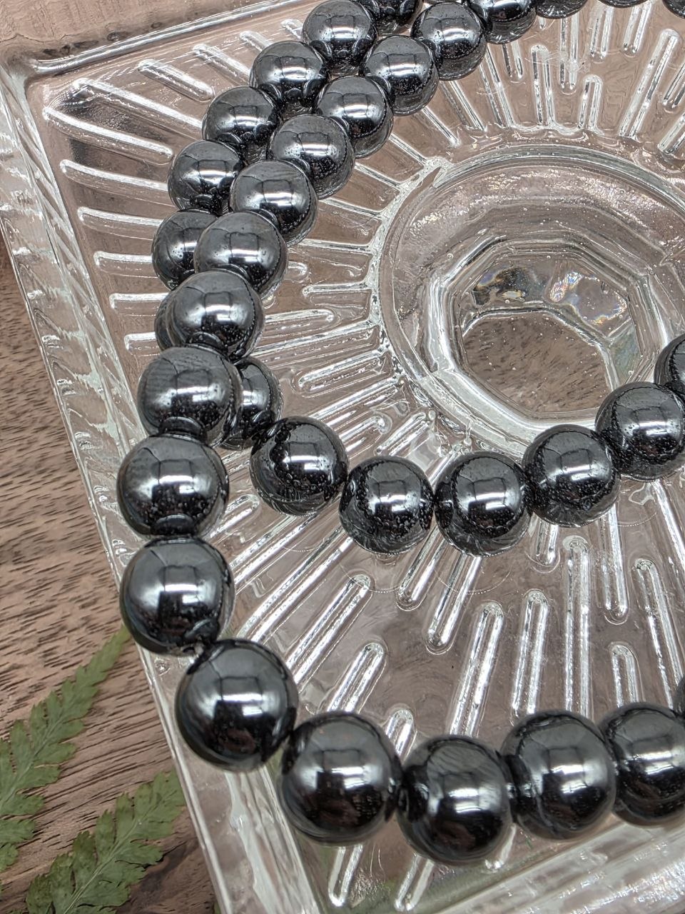 Natural Hematite Round Beads – Spellsteel