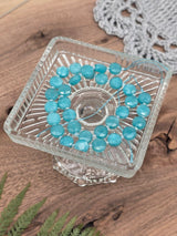 Natural Amazonite Faceted Coin Beads 10×5 mm