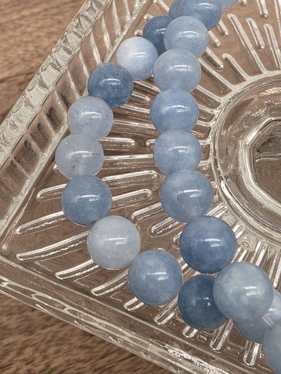 Natural Blue Quartz Round Beads 8 mm