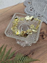 Gold Electroplated Shell Freeform Beads