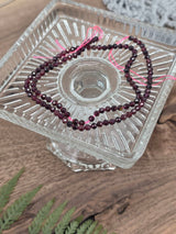 Natural Rhodolite Garnet Faceted Round Beads 3.5 mm | Grade A