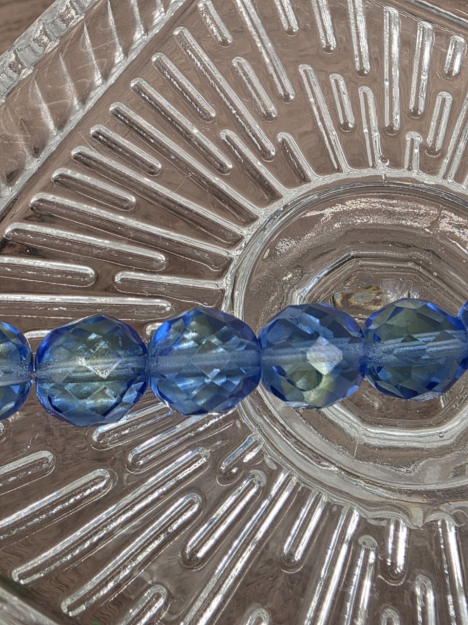 Czech Faceted Glass Beads Crystal Bronze | 10 × 10 mm