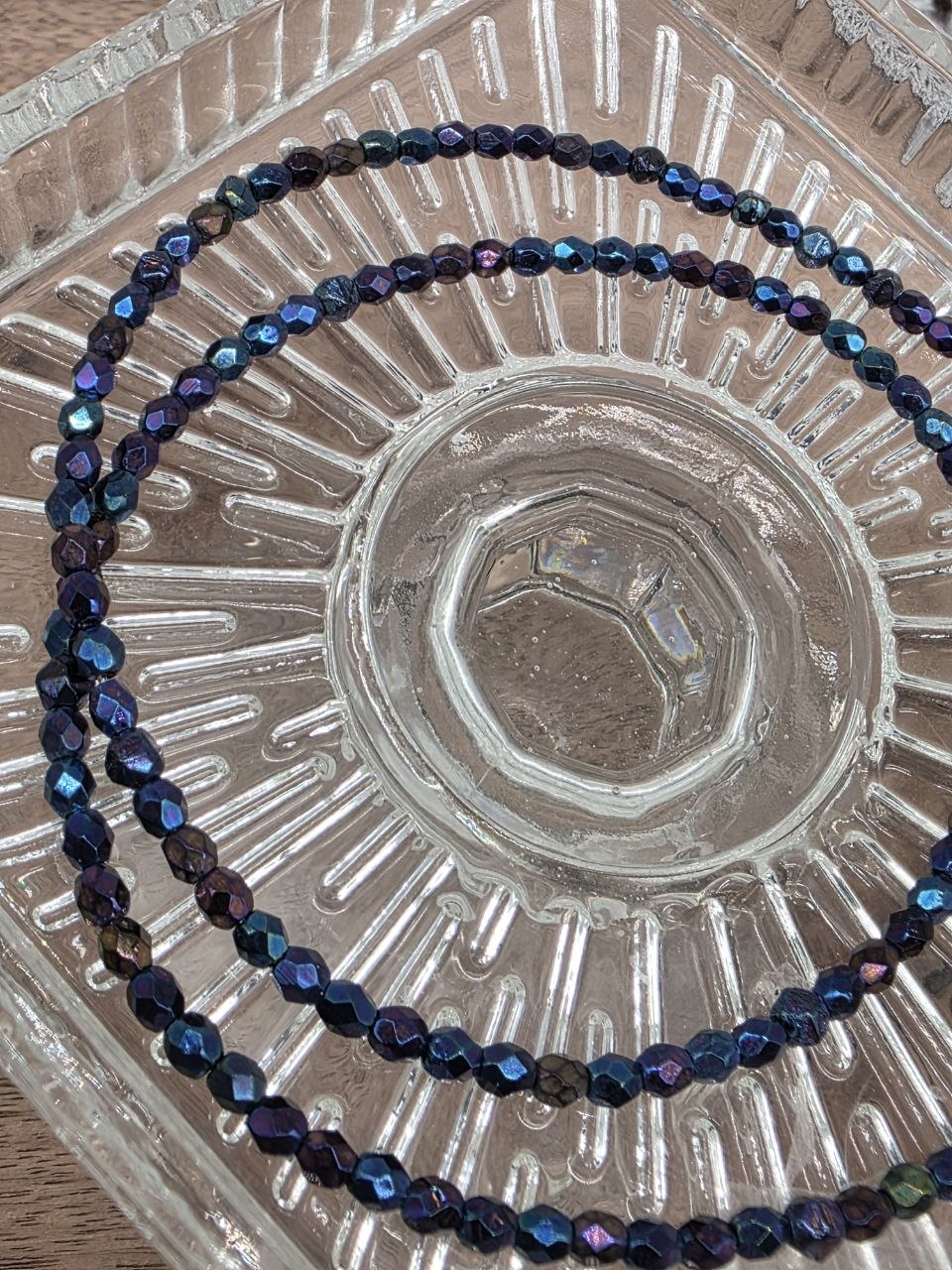 Czech Fire Polished Glass Beads 3 × 3 mm