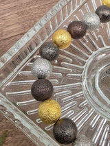 Metal Stardust Beads 10 mm – Assorted Colours, 20 pcs